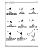 THERMOSTATS Diagram and Parts List for LDE8000ACL  Maytag Dryer