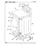 CABINET - FRONT (LDE7500ACE, ADE) & (LDG) Diagram and Parts List for LDG7500AAE  Maytag Dryer