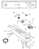 Part Location Diagram of 308496 Whirlpool Angle Stiffener