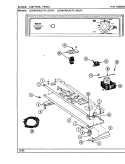 CONTROL PANEL (LDE8410ACL, ACW, ADL, ADW) Diagram and Parts List for LDE8410ACL  Maytag Dryer