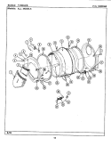 TUMBLER Diagram and Parts List for LDE9801ADW  Maytag Dryer