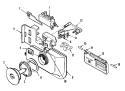 RINSE AID & SOAP DISPENSER Diagram and Parts List for DWU5915BAX  Maytag Dishwasher