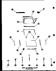 New Automatic Mount C52109-2 Diagram and Parts List for 5-SPJM P54360-40R Amana Air Conditioner
