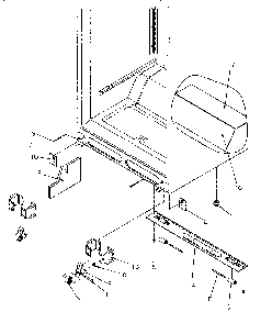 Section 4 Diagram and Parts List for TR21S4E-P1196104WE  Amana Refrigerator