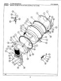 TUMBLER - BEIGE Diagram and Parts List for DE212  Maytag Dryer