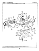 MOTOR DRIVE Diagram and Parts List for DE212  Maytag Dryer