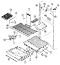 Part Location Diagram of 69398-1 Whirlpool BOTTOM, FRZ.