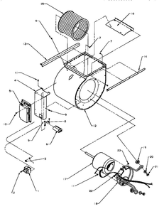 Part Location Diagram of 10759209 Whirlpool Blower Motor