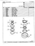 FRONT Diagram and Parts List for DFB2100ABX  Maytag Food Waste Disposer