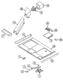 INTERNAL CONTROLS Diagram and Parts List for 7858XUA  Magic Chef Range