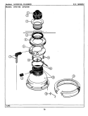 GRINDING CHAMBER Diagram and Parts List for DFC2100ABX  Maytag Food Waste Disposer