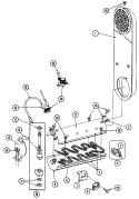 Part Location Diagram of WP303396 Whirlpool High Limit Thermostat (Limit: 200-30)