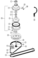 BASE / BRAKE Diagram and Parts List for LSE7800AGE  Maytag Washer Dryer Combo
