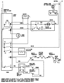 WIRING INFORMATION Diagram and Parts List for YE206KAC  Magic Chef Dryer