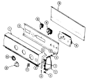 Part Location Diagram of 35-3190 Whirlpool SHIELD, CONTROL **NLA*
