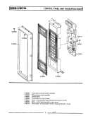 CONTROL PANEL & MICROPROCESSOR (CME700) Diagram and Parts List for CME700  Maytag Microwave