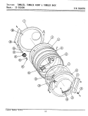 TUMBLER (FRONT & BACK) Diagram and Parts List for SG1000  Maytag Washer Dryer Combo