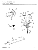 CONTROL PANEL (EWU304) Diagram and Parts List for EWU304  Maytag Dishwasher