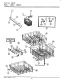 CONTROL PANEL (EWU1005 WHITE) Diagram and Parts List for EWU1005  Maytag Dishwasher