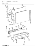 PUMP & MOTOR ASSEMBLY Diagram and Parts List for EWU304  Maytag Dishwasher