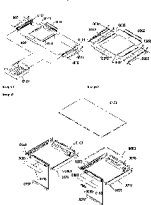 Shelving Assemblies Diagram and Parts List for TH18V2W-P1315702WW  Amana Refrigerator
