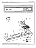 CONTROL PANEL (WU304) Diagram and Parts List for WU304  Maytag Dishwasher