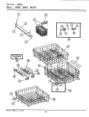CONTROL PANEL (WU1005) Diagram and Parts List for WU1005  Maytag Dishwasher