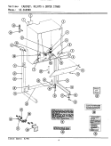 CABINET, RELAYS & DRYER STAND Diagram and Parts List for SG9900  Maytag Washer Dryer Combo