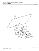 ACCESS PANEL & TUB LIGHT Diagram and Parts List for SG9900  Maytag Washer Dryer Combo