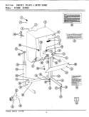 CABINET, RELAYS & DRYER STAND Diagram and Parts List for LSG7800  Maytag Washer Dryer Combo