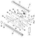 CONTROL PANEL Diagram and Parts List for W2750B-C  Jenn-Air Wall Oven