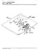 INTERNAL CONTROLS Diagram and Parts List for W106B  Jenn-Air Wall Oven
