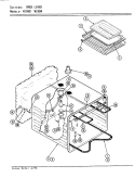OVEN Diagram and Parts List for W106B  Jenn-Air Wall Oven