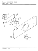 BLOWER MOTOR (COOLING) Diagram and Parts List for W106B-C  Jenn-Air Wall Oven