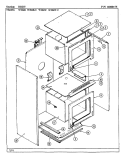 BODY Diagram and Parts List for W206W  Jenn-Air Wall Oven