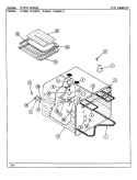 OVEN Diagram and Parts List for W206W  Jenn-Air Wall Oven