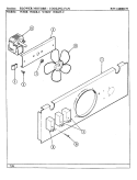 BLOWER MOTOR (COOLING FAN) Diagram and Parts List for W206W  Jenn-Air Wall Oven