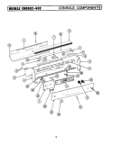 Part Location Diagram of 560344 Whirlpool CONSOLE PANEL-WHITE