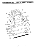 BROILER DRAWER Diagram and Parts List for LCRG602  Maytag Range