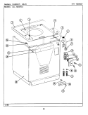 CABINET - REAR (LSG7800ABx) Diagram and Parts List for LSG7800ABE  Maytag Washer Dryer Combo