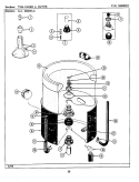 TUB - INNER & OUTER (LSG7800ABx) Diagram and Parts List for LSG7800ABE  Maytag Washer Dryer Combo