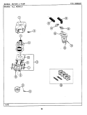 MOTOR & PUMP (LSG7800ABx) Diagram and Parts List for LSG7800ABE  Maytag Washer Dryer Combo