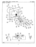 FRNT PNL & CNTRL PNL (LSE7800ACE, ADE, AEE) Diagram and Parts List for LSE7800AEE  Maytag Washer Dryer Combo