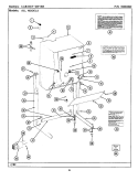 CABINET - DRYER (LSE7800ACE, ADE, AEE) Diagram and Parts List for LSE7800AEE  Maytag Washer Dryer Combo