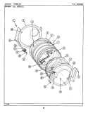 TUMBLER (LSE7800ACE, ADE, AEE) Diagram and Parts List for LSE7800AEE  Maytag Washer Dryer Combo