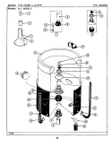 TUB (INNER & OUTER LSE7800ACE, ADE, AEE) Diagram and Parts List for LSE7800AEE  Maytag Washer Dryer Combo
