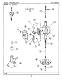 TRANSMISSION (LSE7800ACE, ADE, AEE) Diagram and Parts List for LSE7800AEE  Maytag Washer Dryer Combo