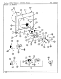FRONT (LSE7800AEL, AEW) Diagram and Parts List for LSE7800AEW  Maytag Washer Dryer Combo