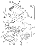 Part Location Diagram of 60177-4 Whirlpool RETAINER, WIRE HARNESS