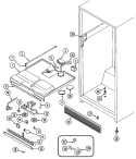Part Location Diagram of 69421-7 Whirlpool USE WPL 70420-3